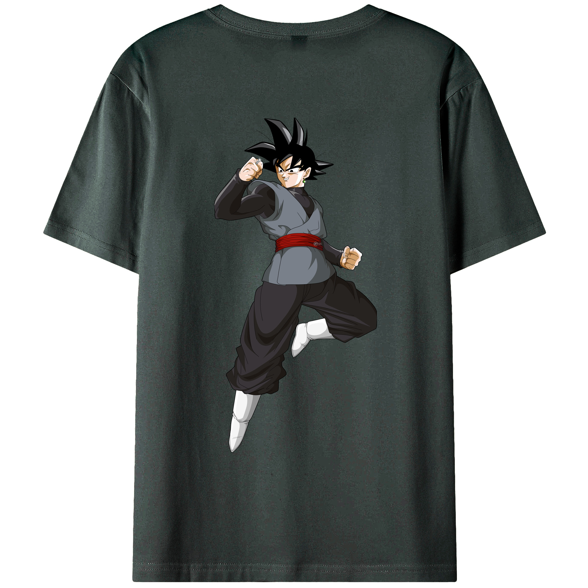 （画像用） ドラゴンボール ベジータ四世（Bejīta Yonsei）DRAGON BALL Vegeta IV 綿100％ メンズ半袖Tシャツ（バックプリント） 通気性